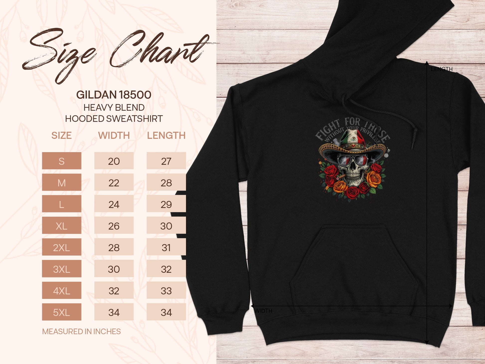 Fight for Your Life Skull Hooded Sweatshirt product type