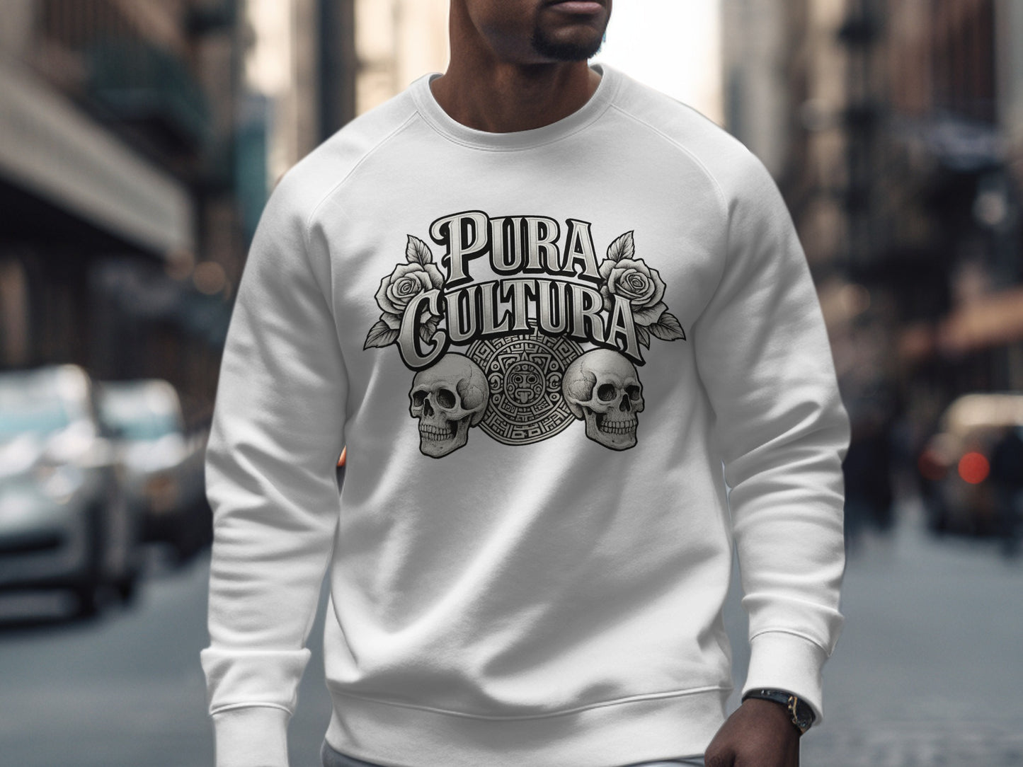 Pura Cultura with Skulls Design Sweatshirt product