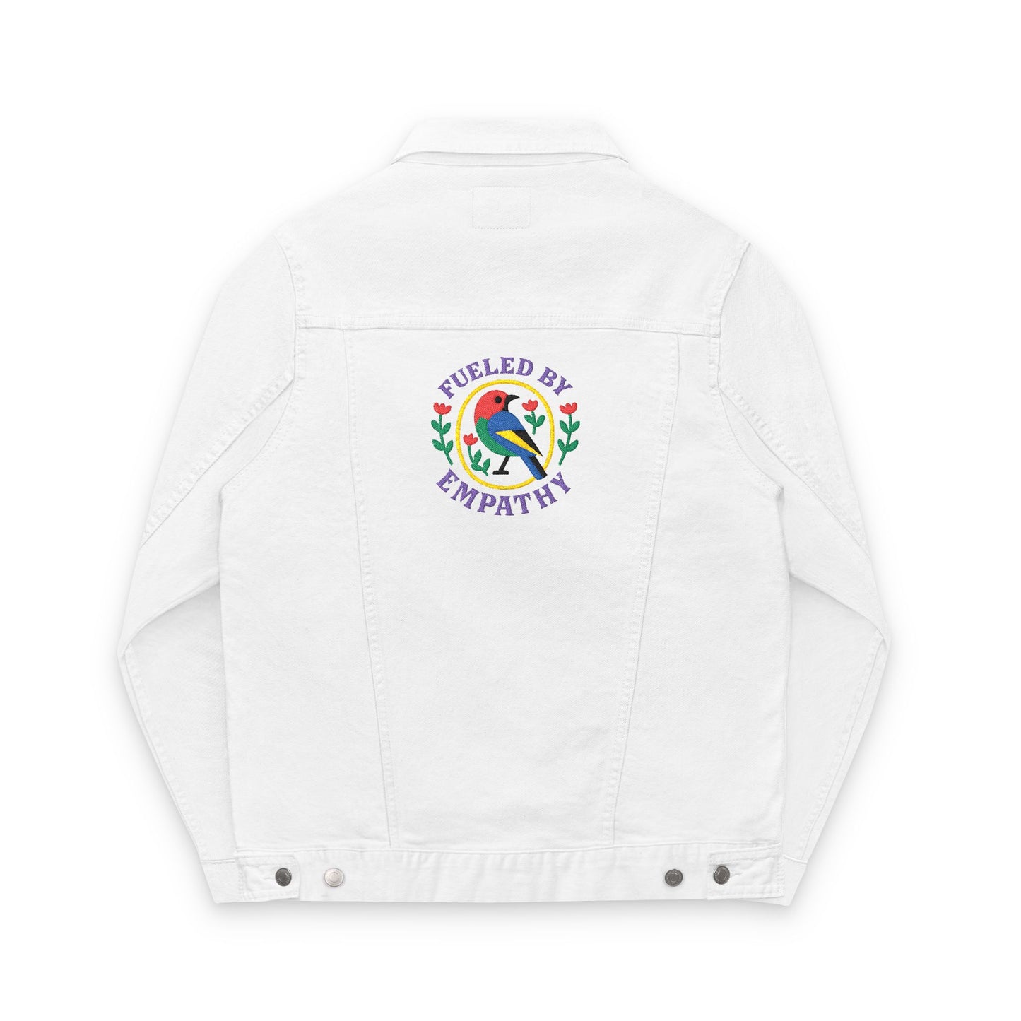 Embroidered Unisex Denim Jacket - Express Yourself with Unique Stitching, Casual Streetwear, Summer Festivals, Gifts for Trendsetters, [...]
