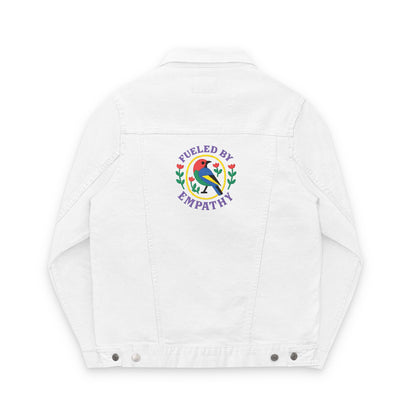 Embroidered Unisex Denim Jacket - Express Yourself with Unique Stitching, Casual Streetwear, Summer Festivals, Gifts for Trendsetters, [...]
