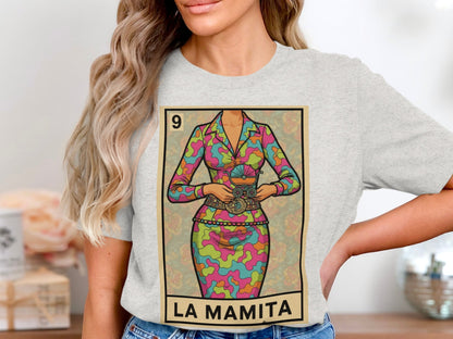 Colorful La Mamita Graphic Short Sleeve T-Shirt product