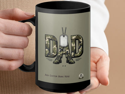 Customizable Army Boots Camouflage Dad Mug product