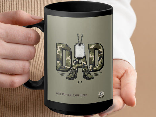 Customizable Army Boots Camouflage Dad Mug product