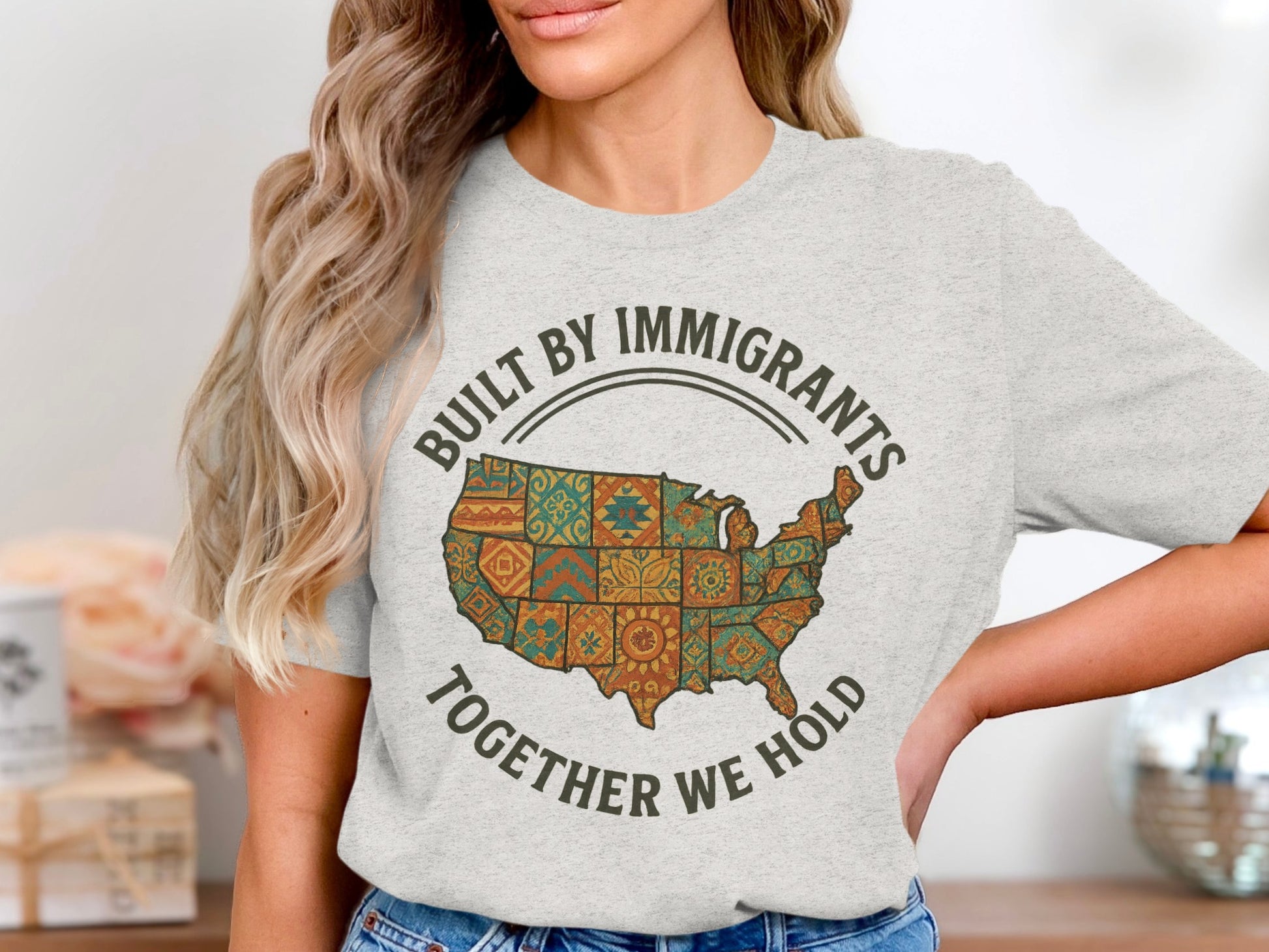 Built By Immigrants Together We Hold T-shirt product