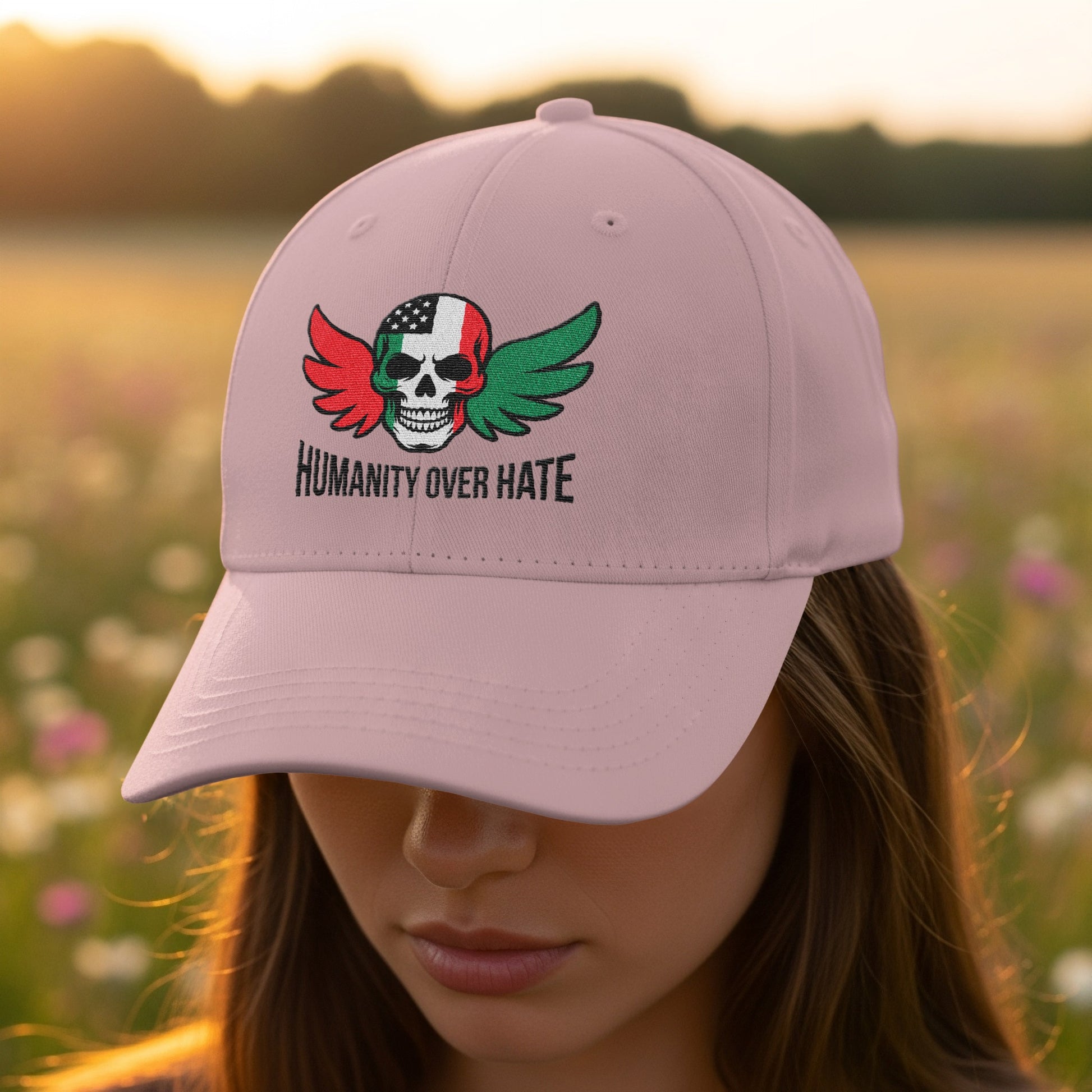Humanity Over Hate Skull Design Cap product