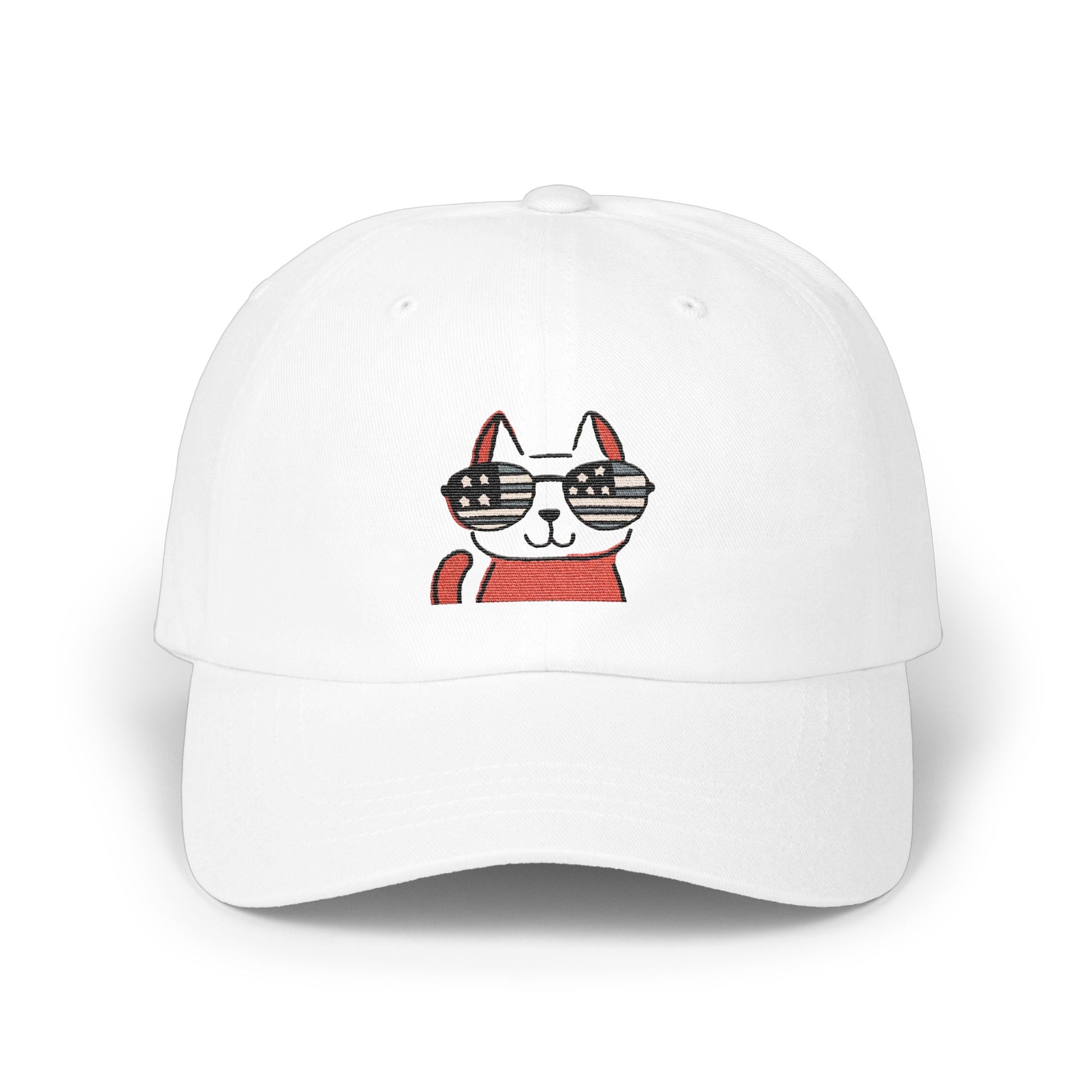 Cool Cat With Sunglasses Embroidery Hat product