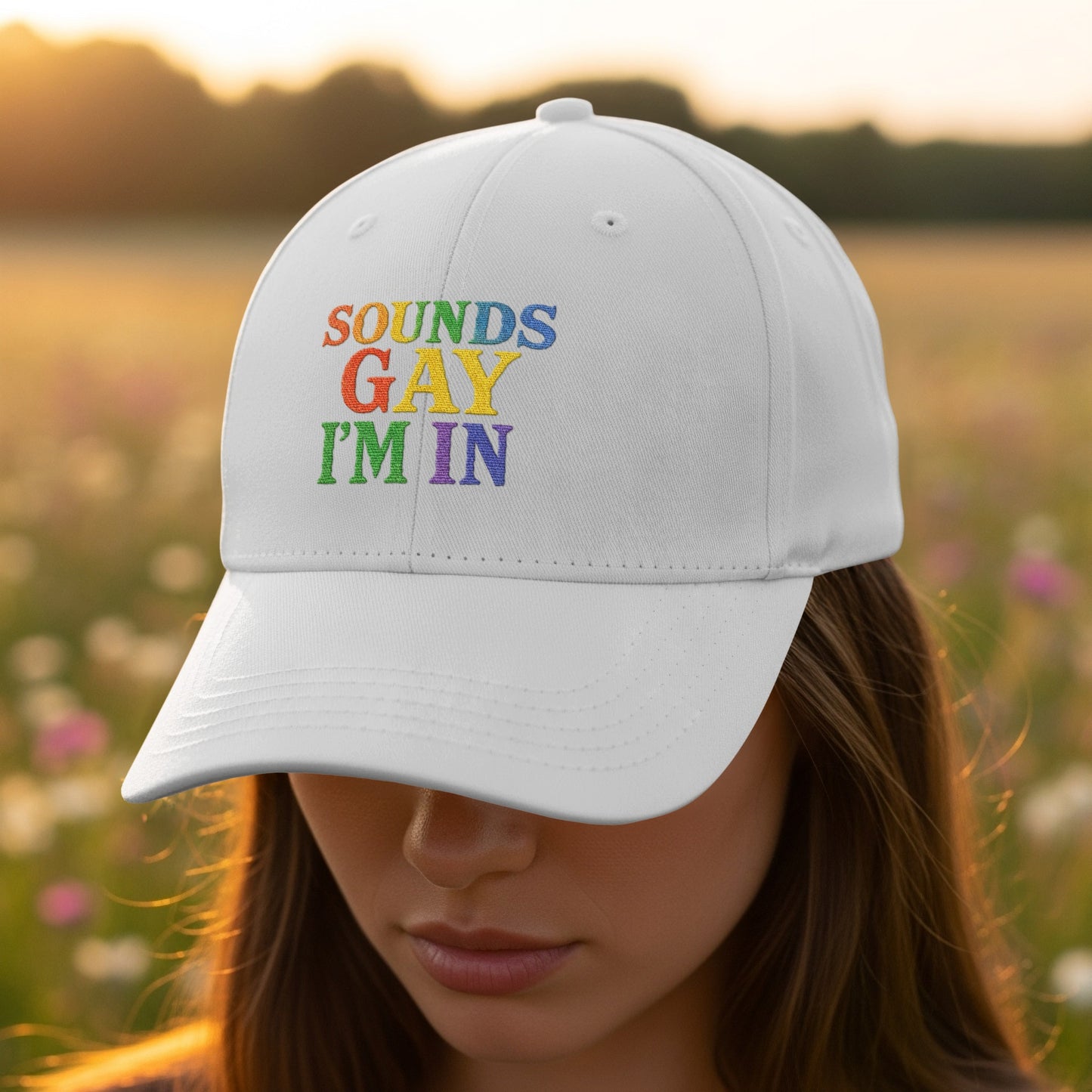 Sounds Gay I'm In Colorful Statement Cap product
