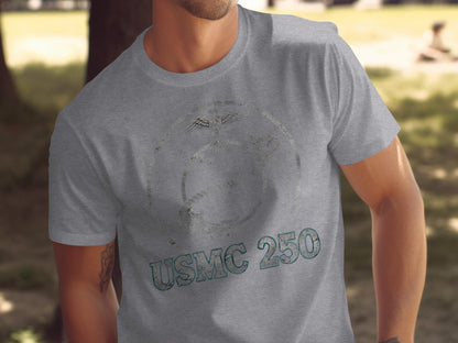 USMC 250 Graphic Design Casual Wear T-shirt