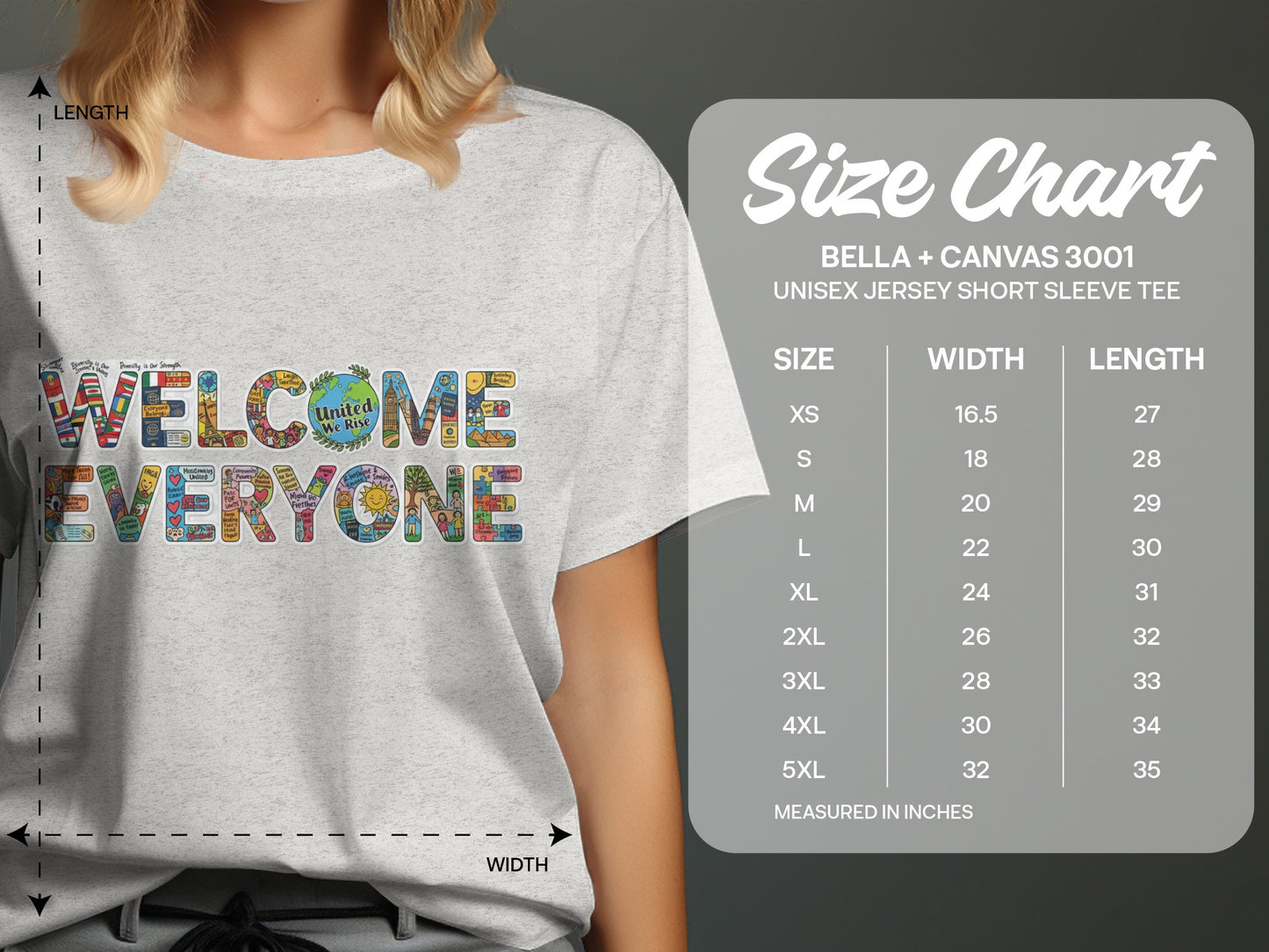 Welcome Everyone Short Sleeve Tee Shirt