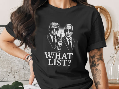 Men in Black Inspired What List? Graphic Tee product type