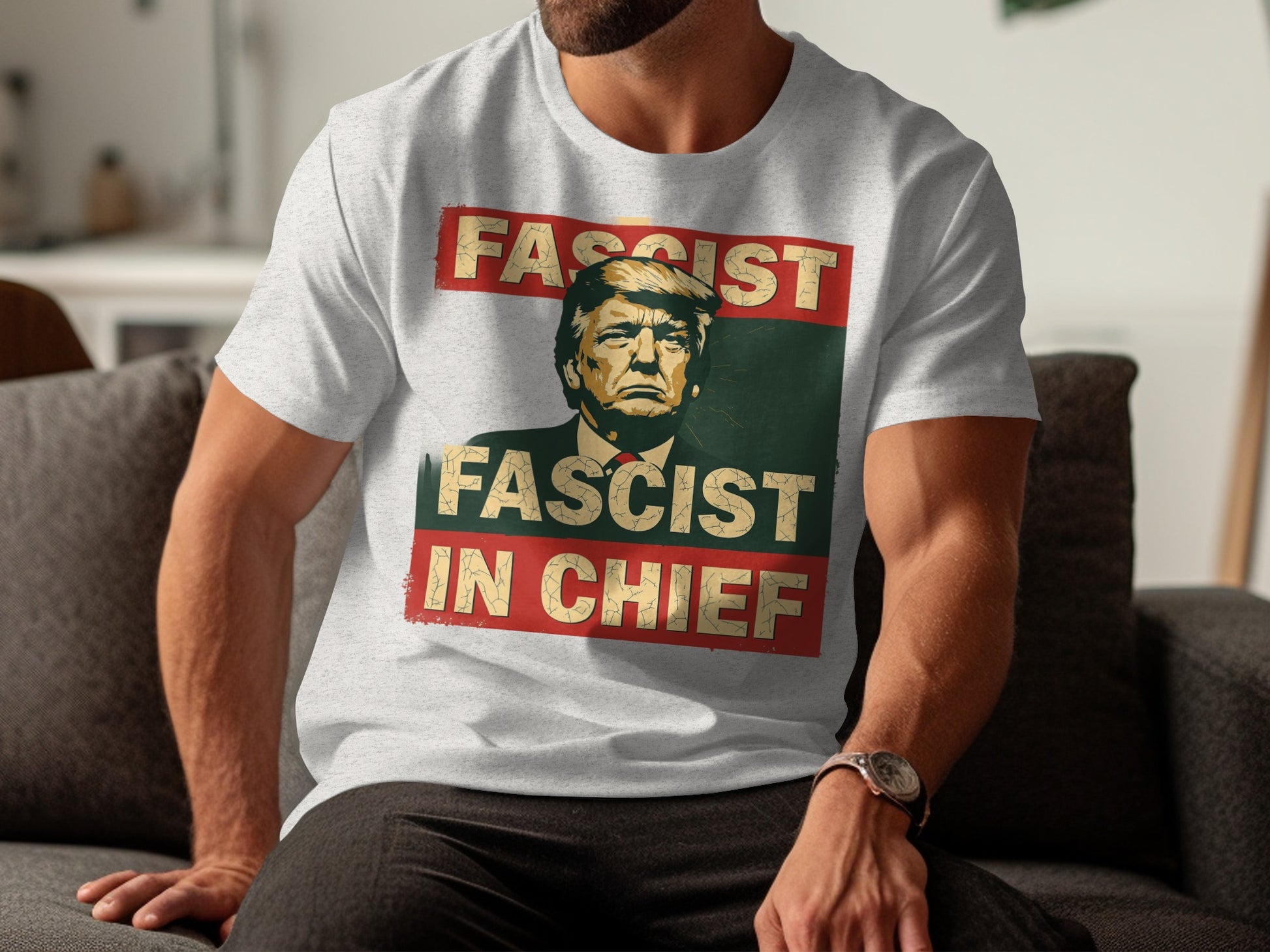 Fascist Fascist In Chief Graphic Printed Tee product
