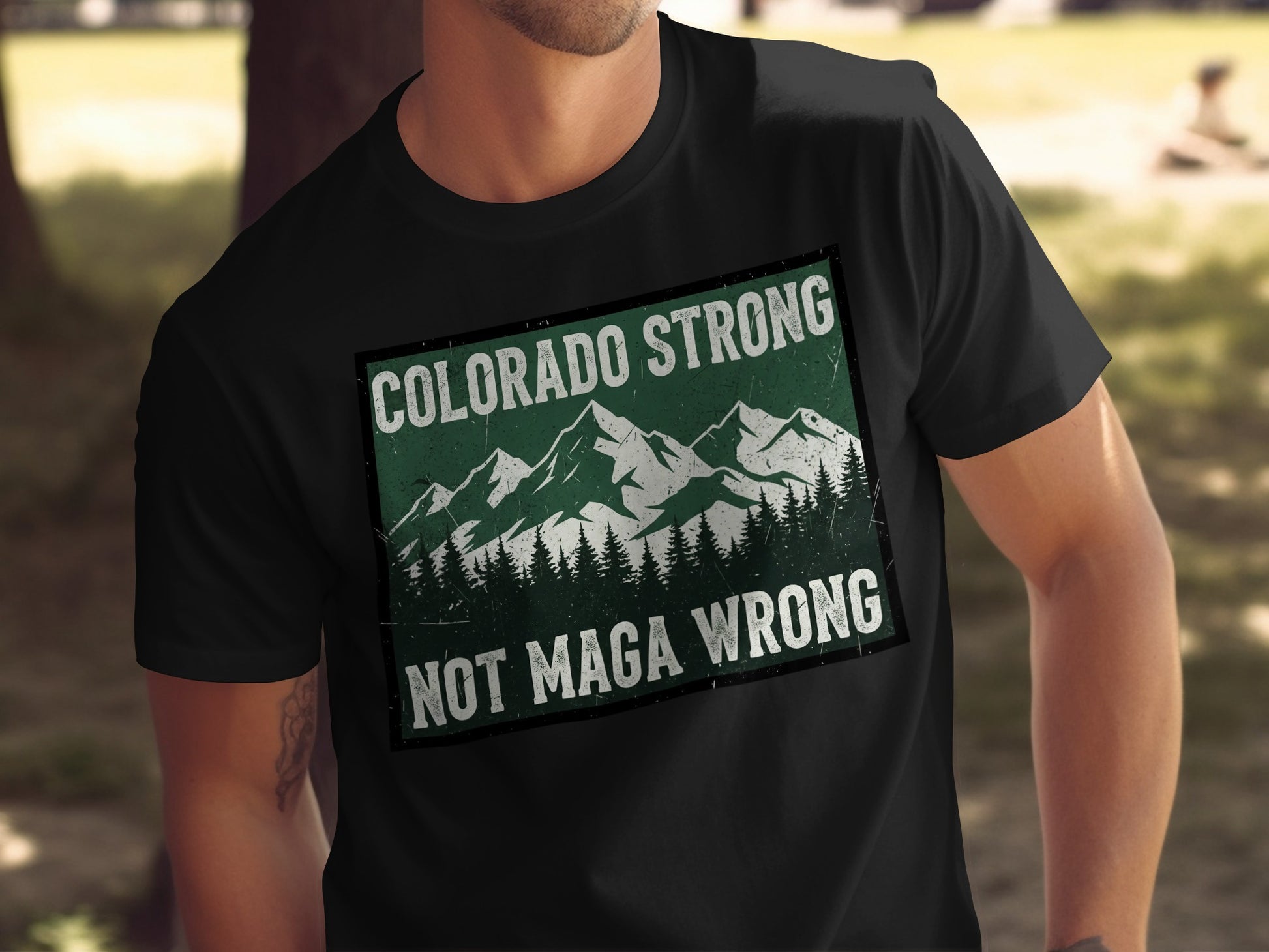 Colorado Strong Not MAGA Wrong Statement T-shirt product