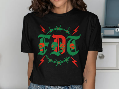 EDT Skull and Flower Graphic Tee product