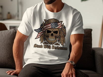 Stand With Resistance Skull T-Shirt