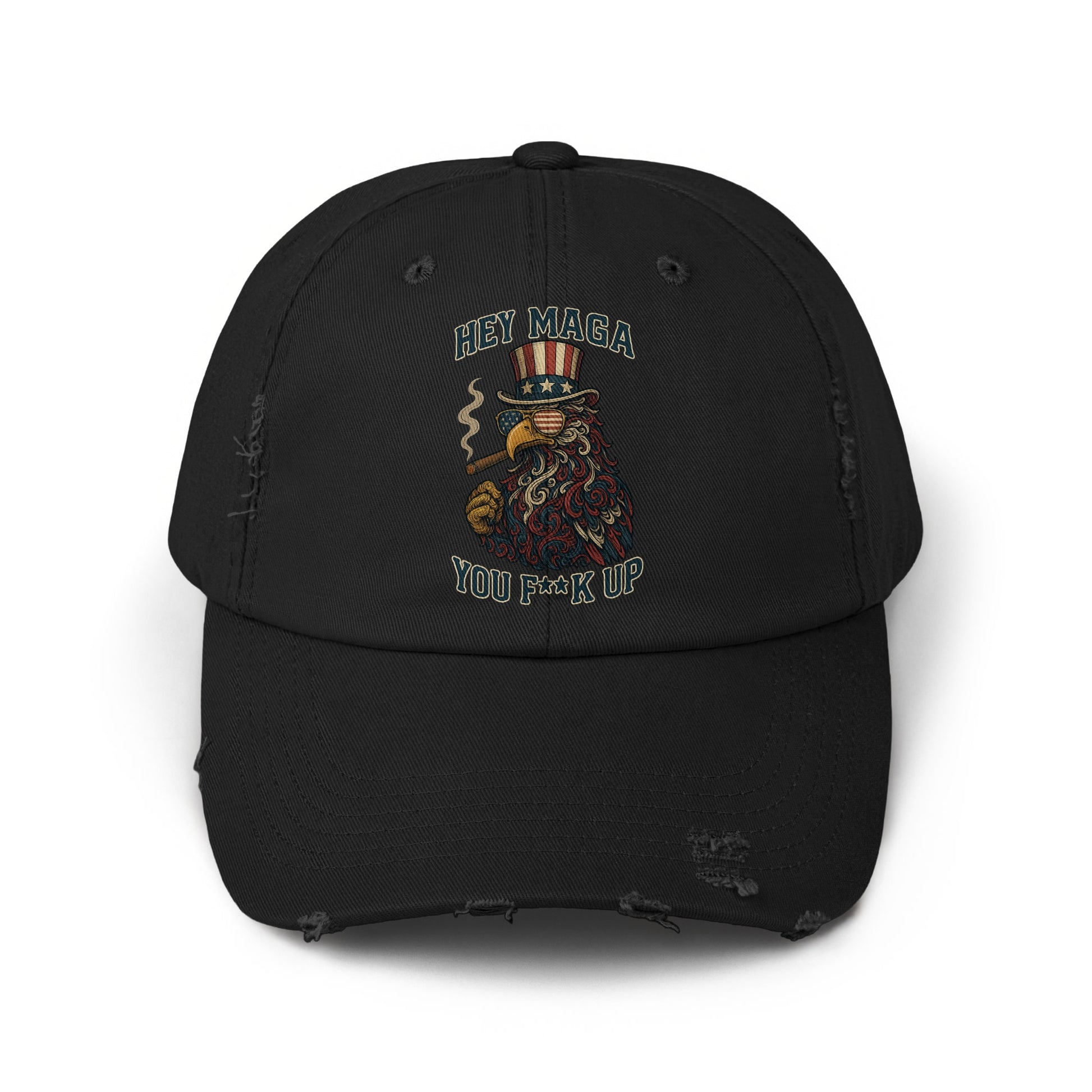 Patriotic Hey Maga You F Up Statement Cap product