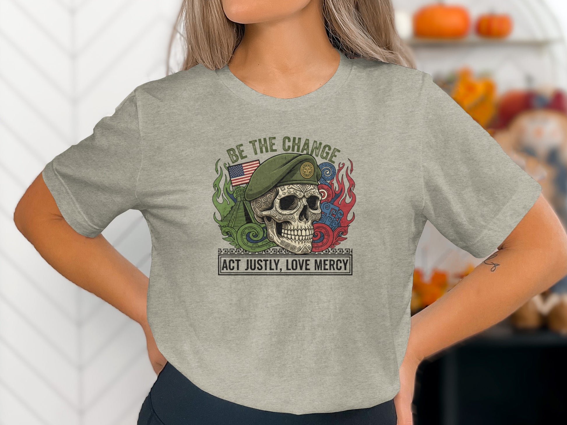 Be the Change Act Justly Love Mercy T-shirt