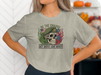 Be the Change Act Justly Love Mercy T-shirt