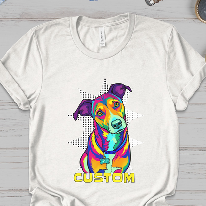 Custom Pop Art ..Gift Personlized Photo Family Shirt, Pet Tee, Soft Shirt For Mother's Day | Graduation Image Tee Upload Photo