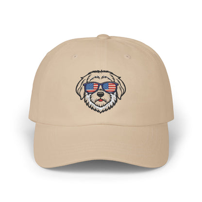 Patriotic Dog Dad Cap - Adjustable Classic Hat for Pet Lovers