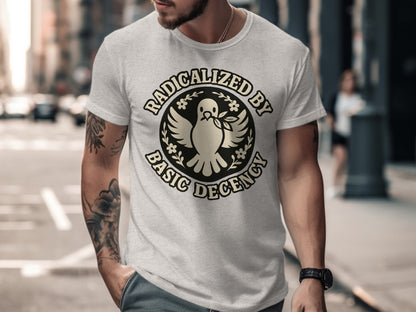 Radicalized By Basic Decency Graphic T-Shirt product