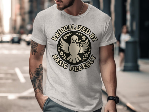 Radicalized By Basic Decency Graphic T-Shirt product