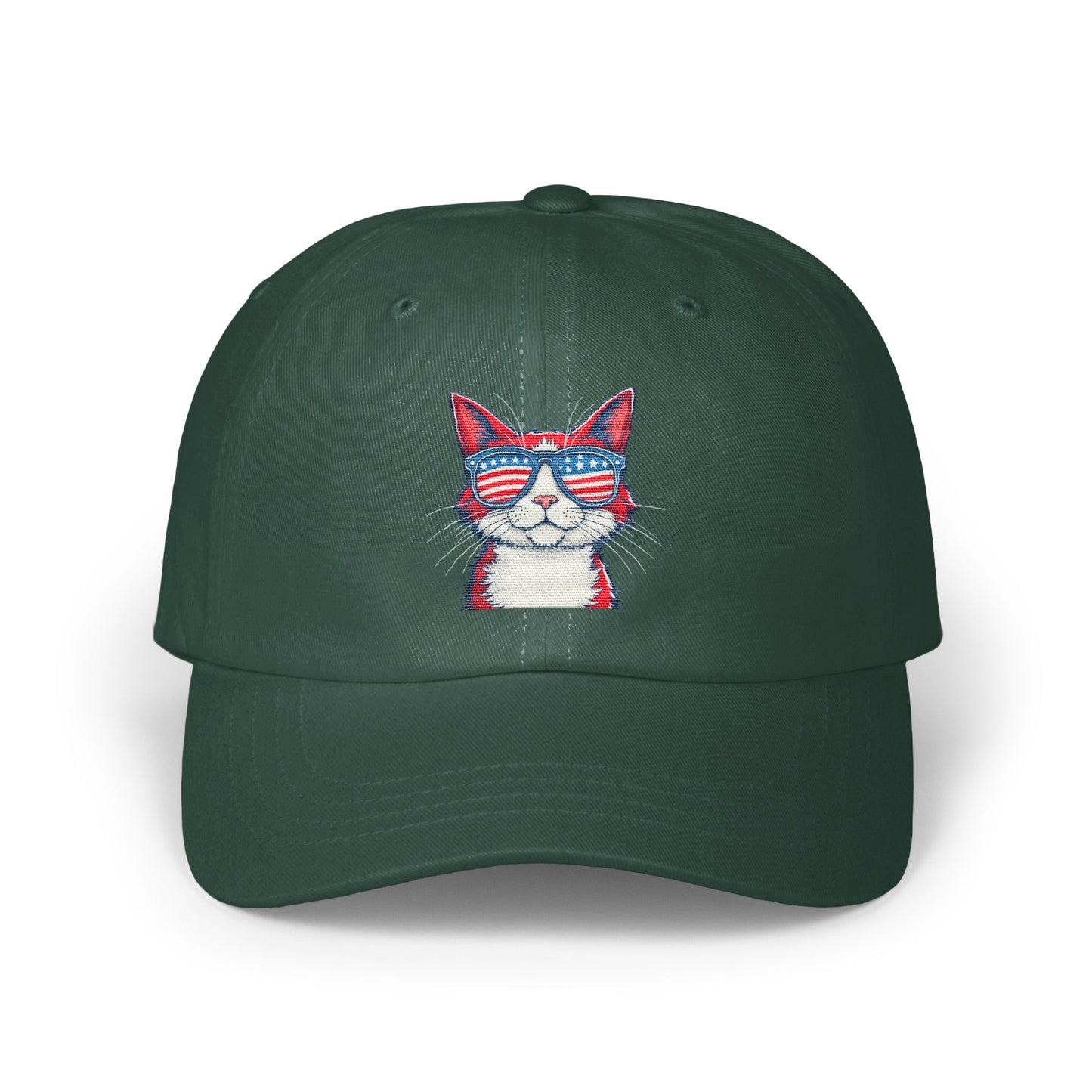 Cool Cat with Sunglasses Embroidery Design Hat product