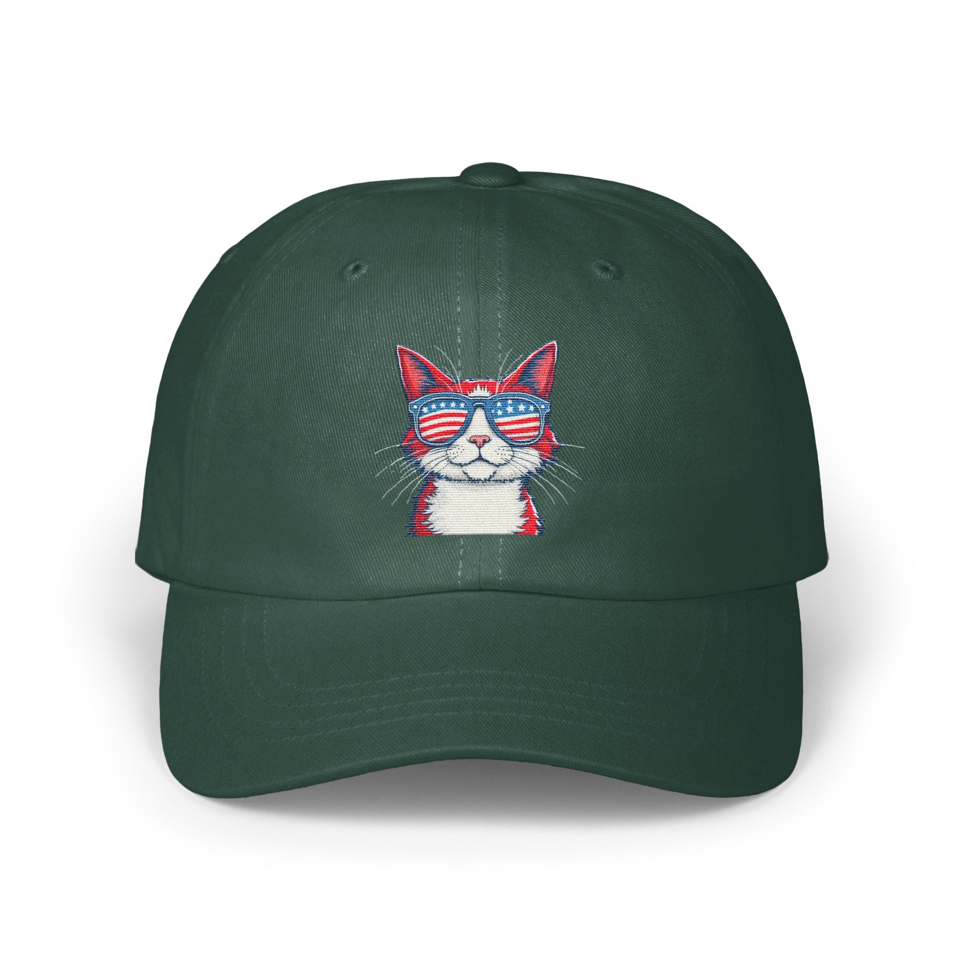 Cool Cat with Sunglasses Embroidery Design Hat product