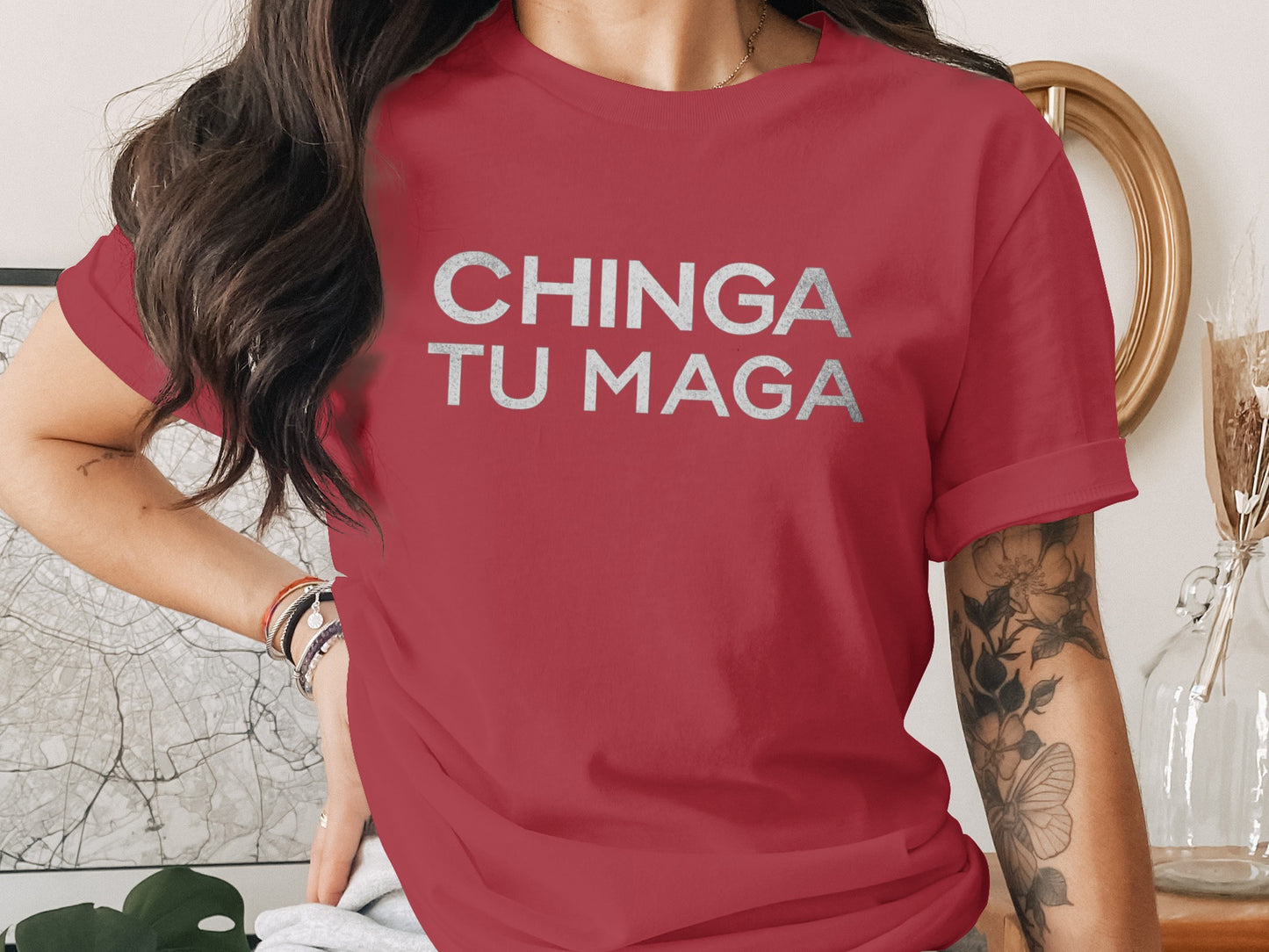 Bold Statement Red Unisex Apparel Top