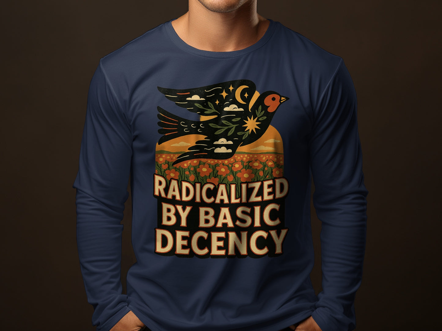 Radicalized by Basic Decency Longsleeve Shirt