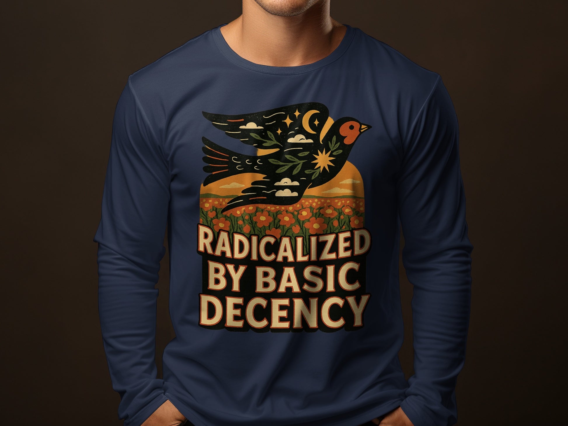 Radicalized by Basic Decency Longsleeve Shirt