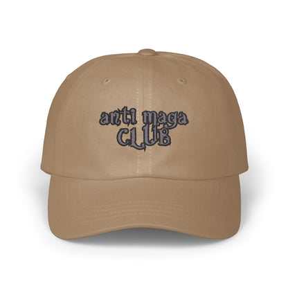 Anti Maga Club Beige Embroidered Cap hat product