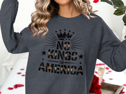 No Kings In America Long Sleeve Shirt product