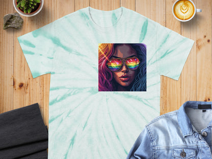Psychedelic Sunglasses Graphic Tie-Dye Shirt product type