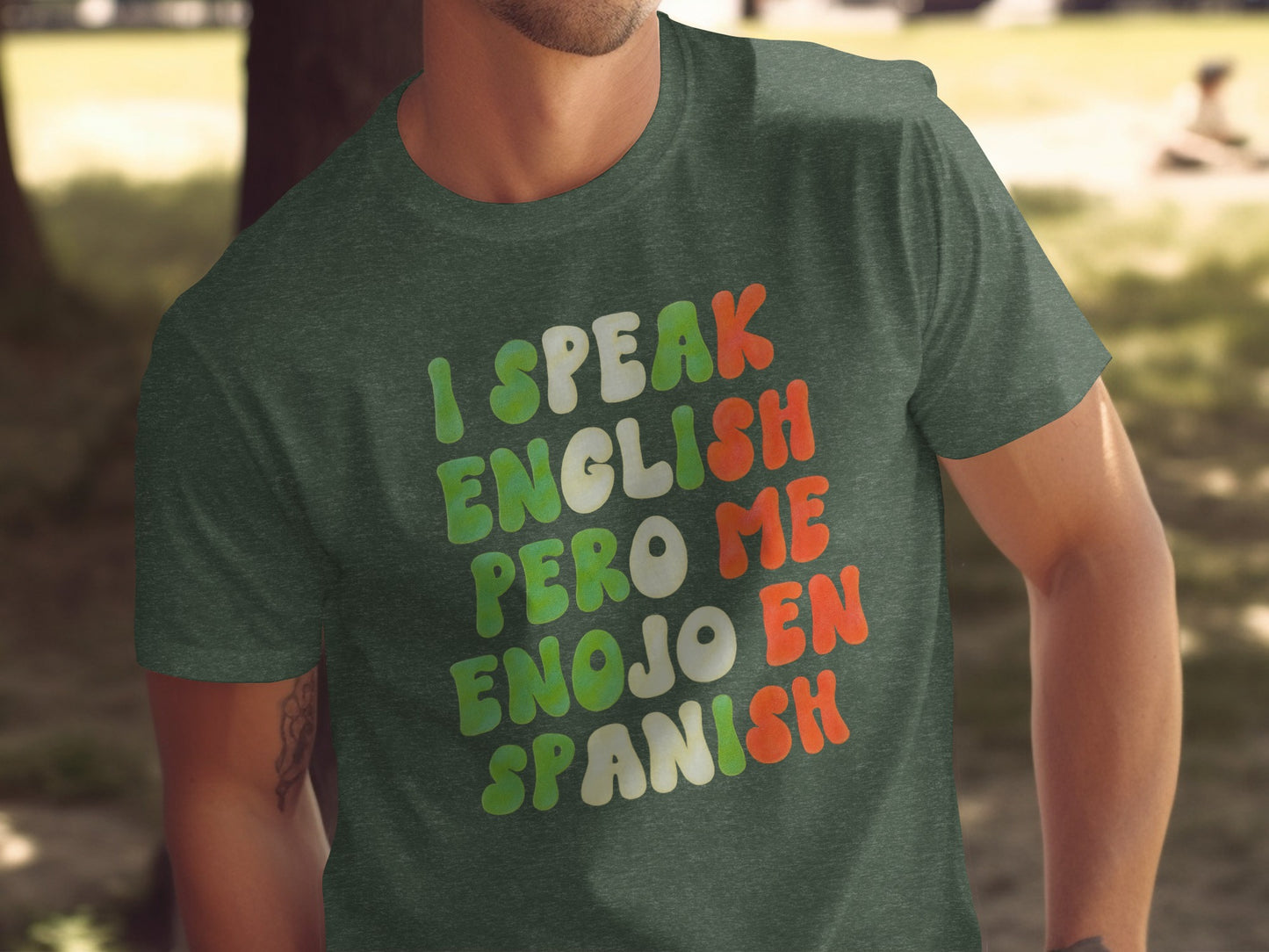 I Speak English Pero Me Enojo En Spanish T-shirt product