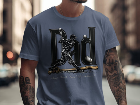 Dad Baseball Player Graphic T-shirt for Fans product