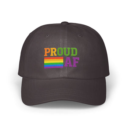 Proud AF Colorful Rainbow Design Cap product