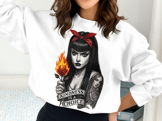 Graphic Kindness is a Choice Sweatshirt product