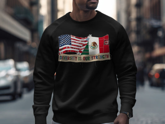 Diversity Is Our Strength Flag Sweatshirt Product