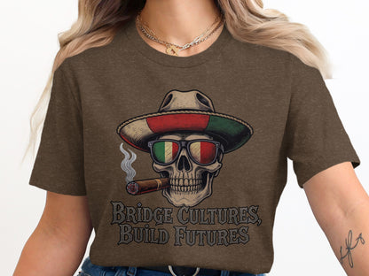Bridge Cultures Build Futures Graphic T-Shirt product type