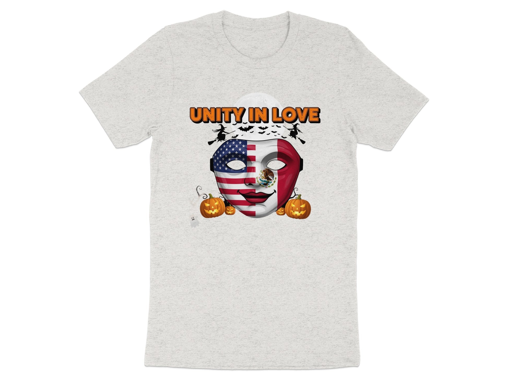 Unity In Love Halloween Themed Printed T-shirt