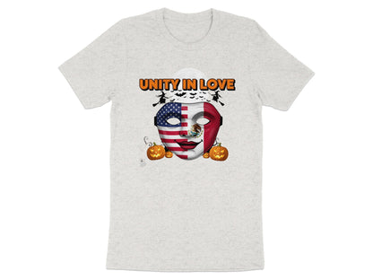 Unity In Love Halloween Themed Printed T-shirt