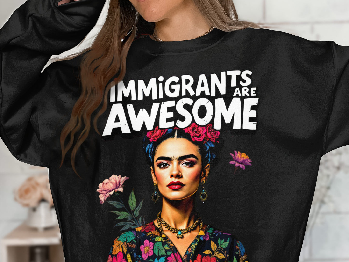 Immigrants Are Awesome Graphic Sweatshirt product
