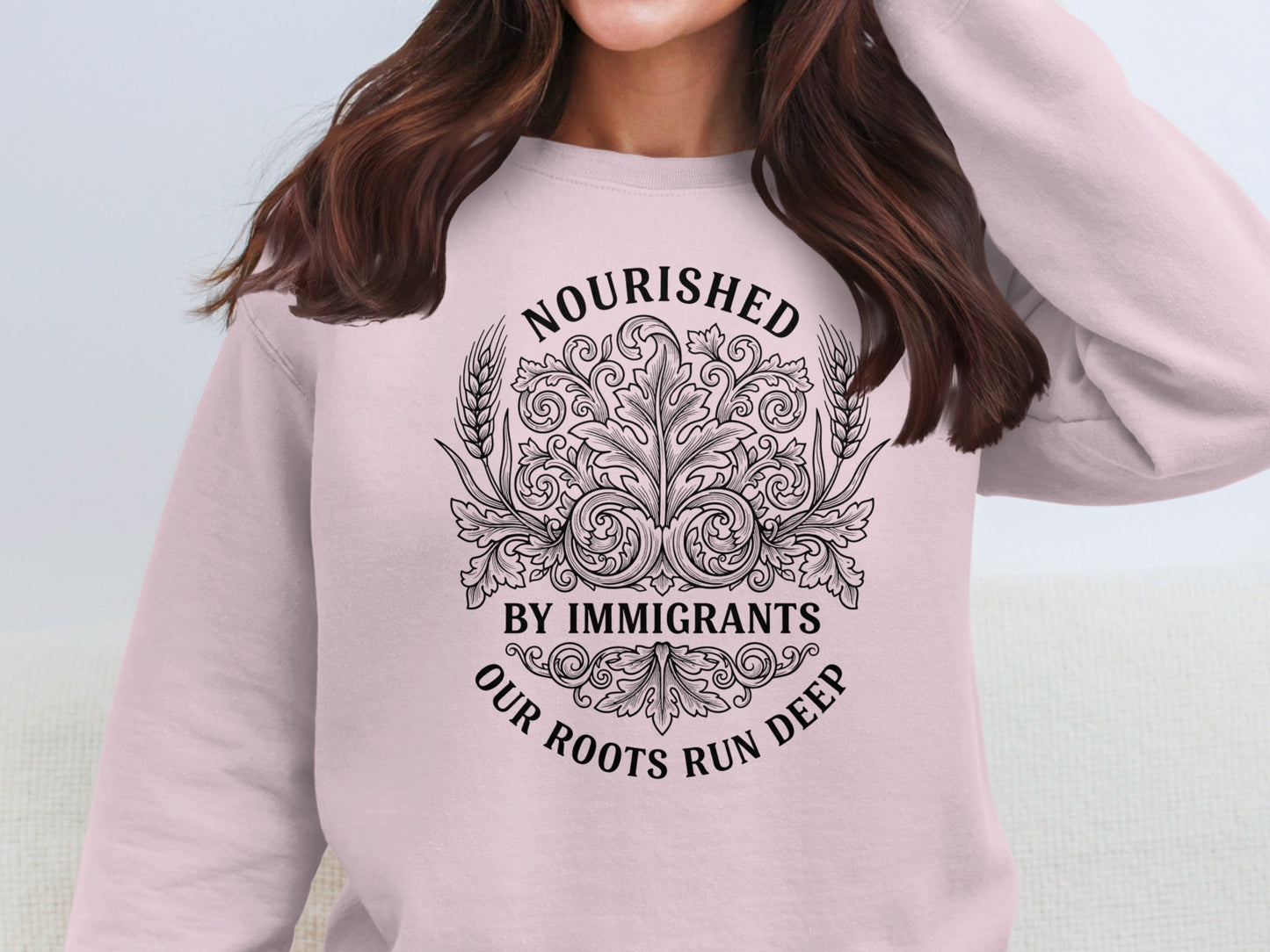Nourished By Immigrants Our Roots Run Deep Shirt