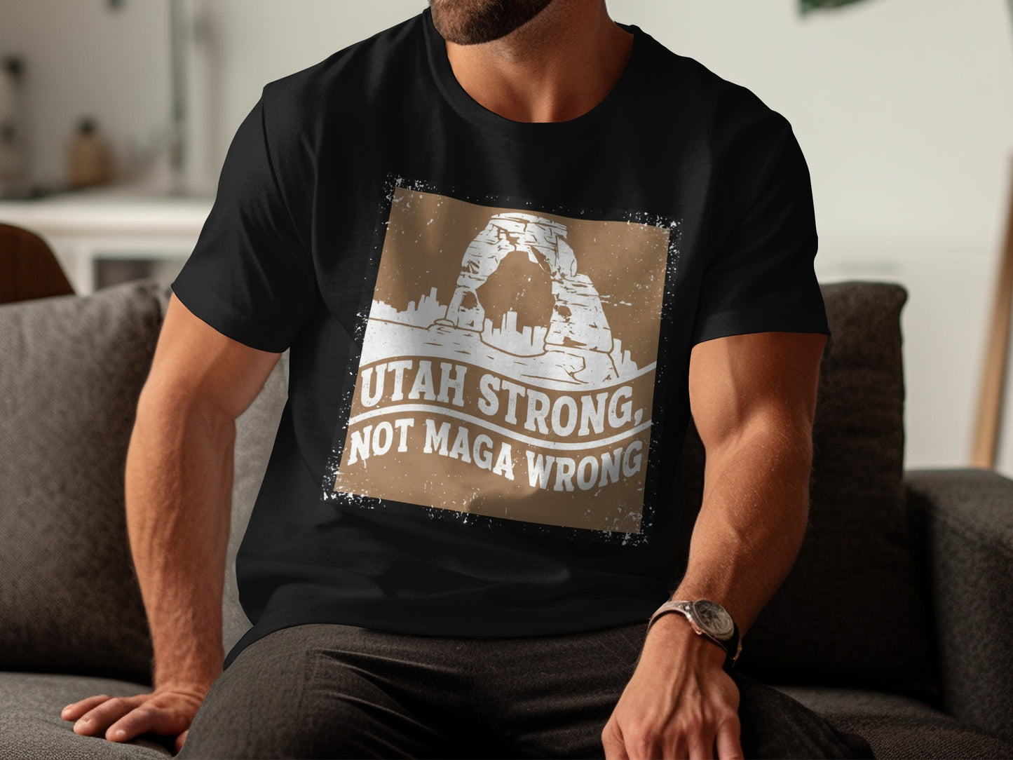 Utah Strong Not Maga Wrong Graphic T-shirt product type