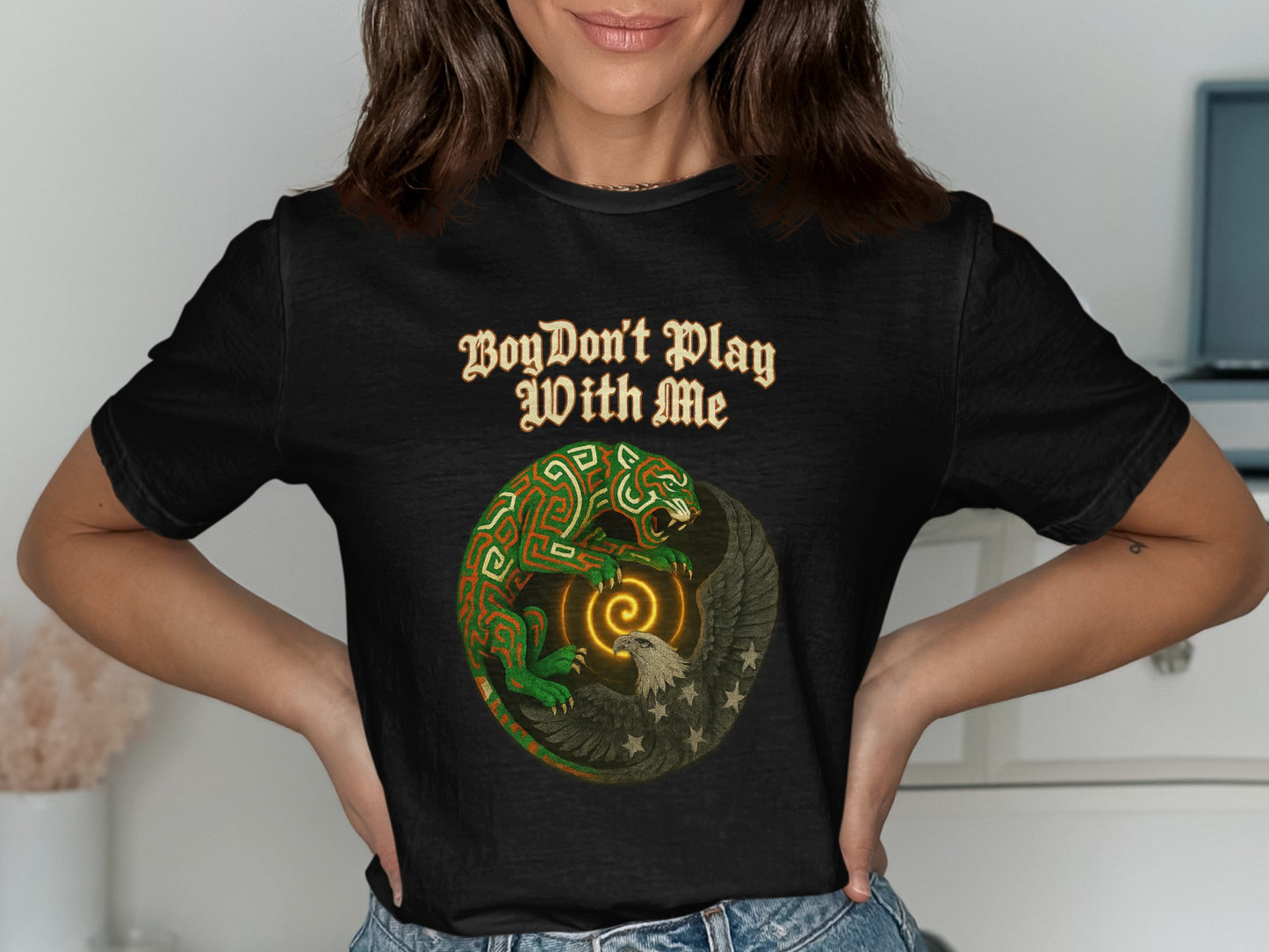 Boy Don't Play With Me Graphic Tees product type