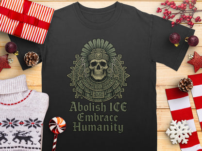 Abolish ICE Embrace Humanity Graphic Tee