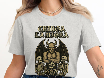Chinga La Migra Graphic Tee Shirt Casual Wear product type