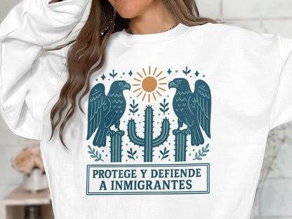 Protege y Defiende a Inmigrantes Sweatshirt product type