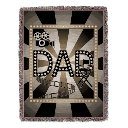 Film Director Themed Unique Dad Throw Blanket Product