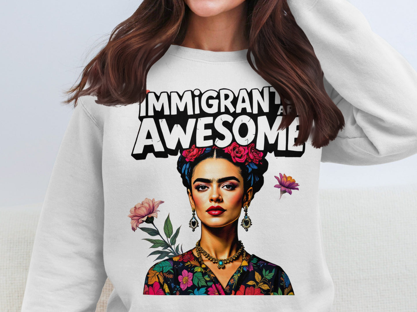 Immigrants Are Awesome Sweatshirt Product